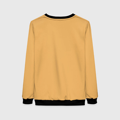 Женский свитшот Let there be peace / 3D-Черный – фото 2