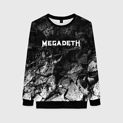 Свитшот женский Megadeth black graphite, цвет: 3D-черный