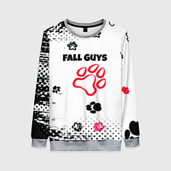 Женский свитшот Fall Guys kids game pattern