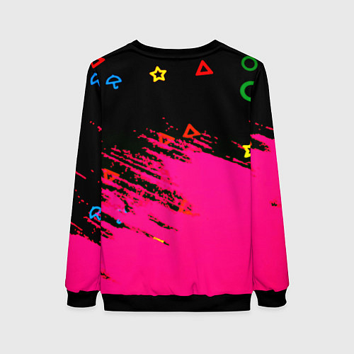 Женский свитшот Fall Guys kids color / 3D-Черный – фото 2