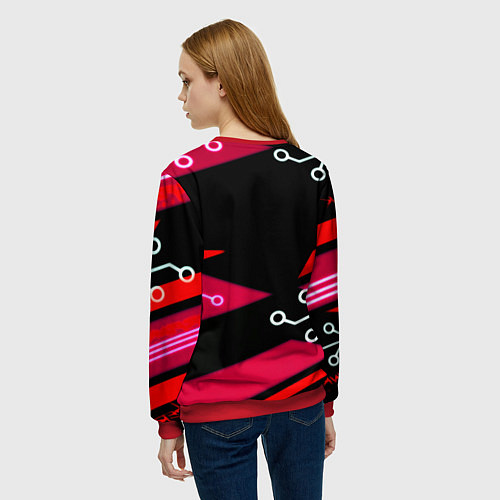 Женский свитшот Farcry new dawn / 3D-Красный – фото 4