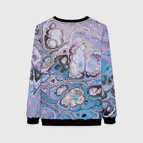 Женский свитшот Абстрактный узор / 3D-Черный – фото 2