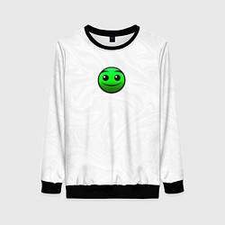 Женский свитшот Геометри Даш смайлик