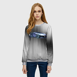 Свитшот женский Mercedes-benz AVTR, цвет: 3D-меланж — фото 2