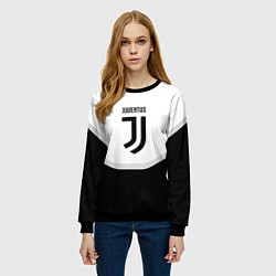 Свитшот женский Juventus black geometry sport, цвет: 3D-черный — фото 2