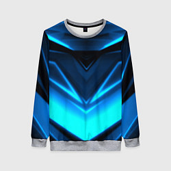 Женский свитшот Geometry stripes неон