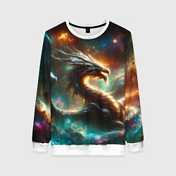 Женский свитшот The incredible space dragon