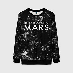 Женский свитшот Thirty Seconds to Mars black ice