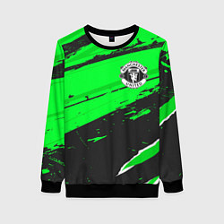 Свитшот женский Manchester United sport green, цвет: 3D-черный