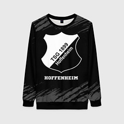 Свитшот женский Hoffenheim sport на темном фоне, цвет: 3D-черный