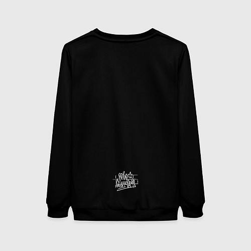 Женский свитшот Solo leveling Street style / 3D-Черный – фото 2