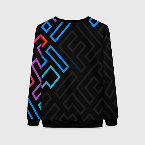 Женский свитшот Bmw абстракция / 3D-Черный – фото 2