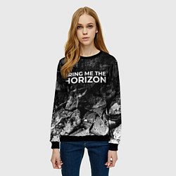 Свитшот женский Bring Me the Horizon black graphite, цвет: 3D-черный — фото 2