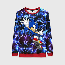 Женский свитшот Sonic blue x