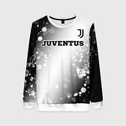 Свитшот женский Juventus sport на светлом фоне посередине, цвет: 3D-белый