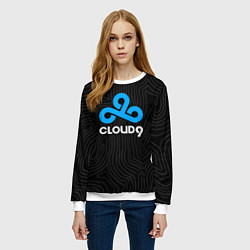 Свитшот женский Cloud9 hi-tech, цвет: 3D-белый — фото 2