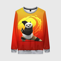 Свитшот женский Мастер По - Кунг-фу панда, цвет: 3D-меланж