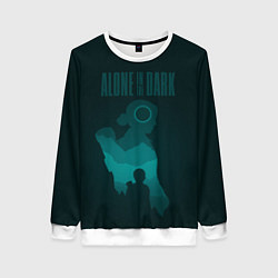Свитшот женский Alone in the dark - Emily, цвет: 3D-белый