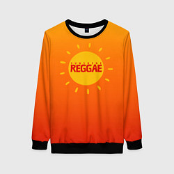 Женский свитшот Orange sunshine reggae