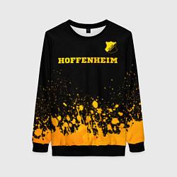 Женский свитшот Hoffenheim - gold gradient посередине