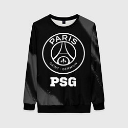 Свитшот женский PSG sport на темном фоне, цвет: 3D-черный