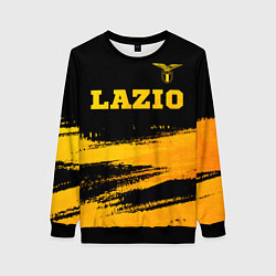 Женский свитшот Lazio - gold gradient посередине