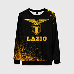 Свитшот женский Lazio - gold gradient, цвет: 3D-черный