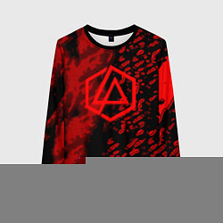 Женский свитшот Linkin park red logo