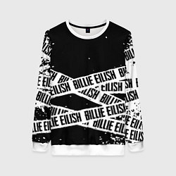 Свитшот женский Billie Eilish steel music eng, цвет: 3D-белый