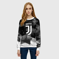 Свитшот женский Juventus geometry fc, цвет: 3D-белый — фото 2