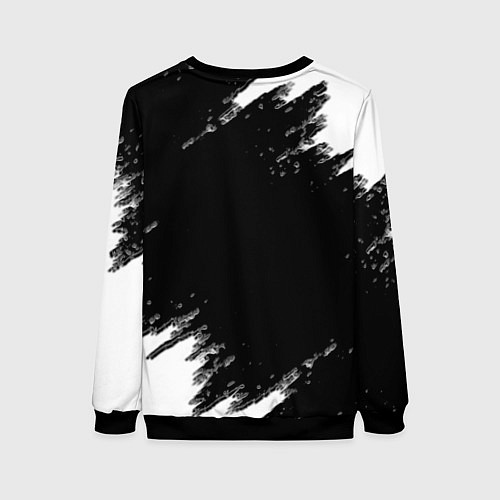 Женский свитшот ФК Тоттенхэм краски / 3D-Черный – фото 2