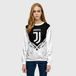 Свитшот женский Juventus sport geometry fc club, цвет: 3D-белый — фото 2
