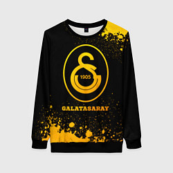 Свитшот женский Galatasaray - gold gradient, цвет: 3D-черный