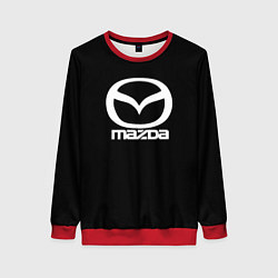 Женский свитшот Mazda logo white