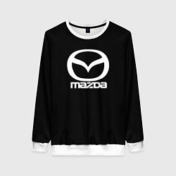 Женский свитшот Mazda logo white