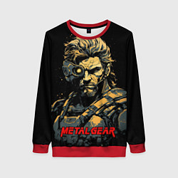 Свитшот женский Веном Снейк Metal gear game, цвет: 3D-красный