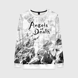 Женский свитшот Angels of Death white graphite