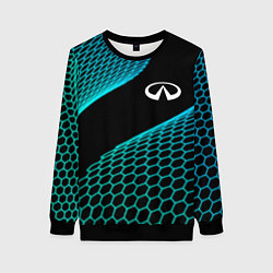 Женский свитшот Infiniti electro hexagon