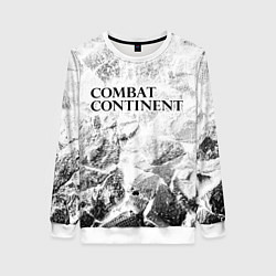 Свитшот женский Combat Continent white graphite, цвет: 3D-белый