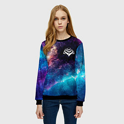 Свитшот женский Warframe space game, цвет: 3D-черный — фото 2