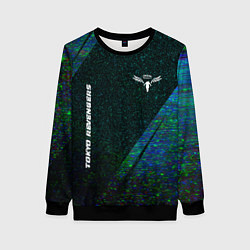 Женский свитшот Tokyo Revengers glitch blue