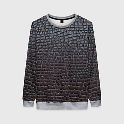 Женский свитшот Крашеная кожа - текстура