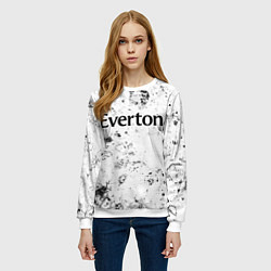 Свитшот женский Everton dirty ice, цвет: 3D-белый — фото 2