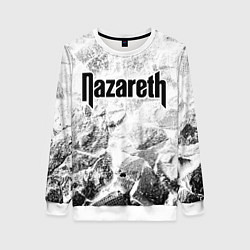 Свитшот женский Nazareth white graphite, цвет: 3D-белый