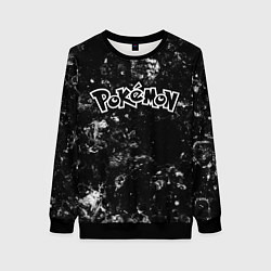 Свитшот женский Pokemon black ice, цвет: 3D-черный