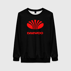 Женский свитшот Daewoo red logo