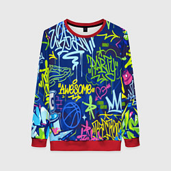 Женский свитшот Урбанизм и граффити