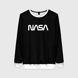 Женский свитшот Nasa white logo