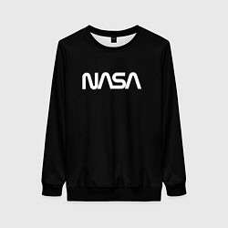 Женский свитшот Nasa white logo