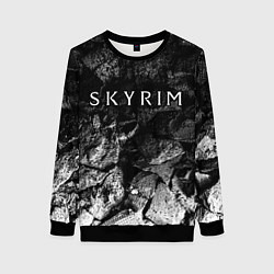 Женский свитшот Skyrim black graphite